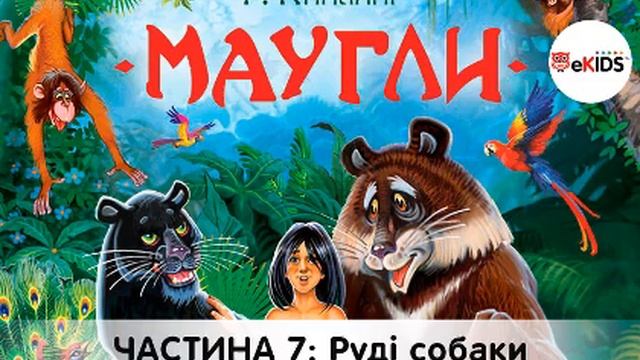 Частина 7  Руді собаки Мауглі  Кіплінг  Аудіокнига слухати українською