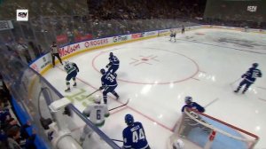 Brock Boeser's Tipper Gets The Canucks On The Board 31 Seconds In vs. Maple Leafs