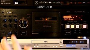 Запись на кассетной деке TEAC V-6030S шести кассет типа II и SONY METALLIC типа IV