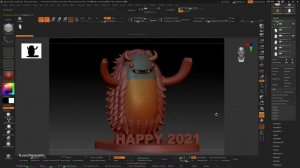 Nano mesh Basic tutorial in ZBRUSH _FUR CREATION TECHNIQUES (720p)