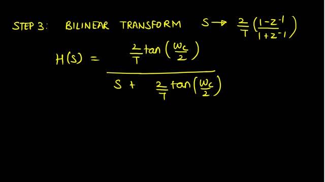 Mod4 Lec9: Procedure to Design Digital IIR Lowpass Filter