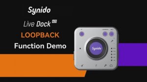 Synido Live Dock: How to Synchronize Recording Mobile Accompaniment and Instrument Sounds