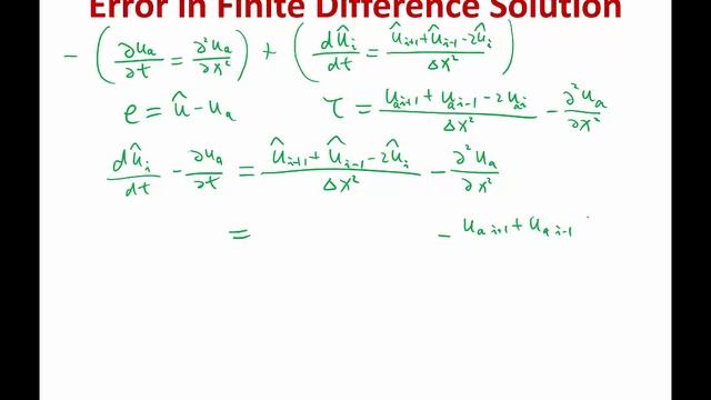 Lecture 03 Part 2: Solution Error, 2016 Numerical Methods for PDE смотреть онлайн
