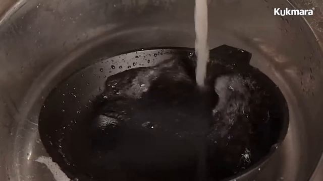 Прокаливание ЧУГУННОЙ сковороды KUKMARA
