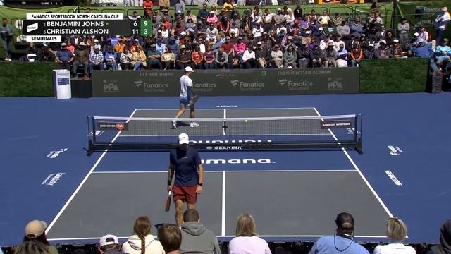 Benjamin Johns vs Christian Alshon at the Fanatics Sportsbook North Carolina Cup смотреть онлайн