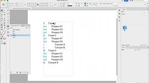 #indesign Numbered multi-level list