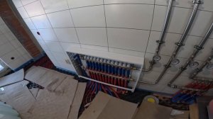 Отопление частного дома 200 кв.м. Котельная из нержавейки. Трубы для радиаторов в монолите.