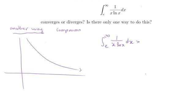 Divergence of an improper integral смотреть онлайн