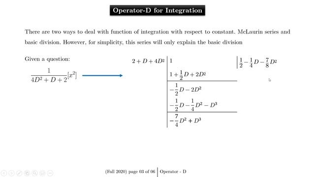 Operator-D #3A: Operator-D for Integration - ln(x) typed-Question (from Basic to Advanced) смотреть онлайн