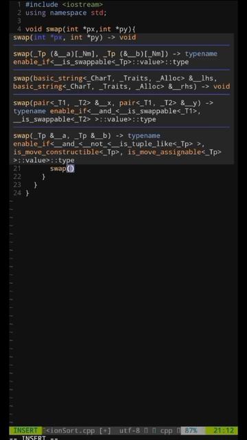 how to sort an arr using  selection sort in cpp #shots