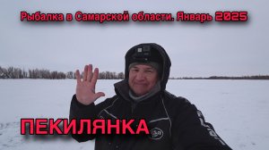 РЫБАЛКА В САМАРСКОЙ ОБЛАСТИ. ЯНВАРЬ 2025 ГОДА. ПЕКИЛЯНКА