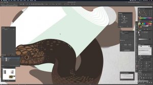 Quarantine Snake - vector illustration