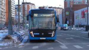 Московский электробус Камаз-6282 в -20 градусный мороз!