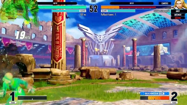 1ª VEZ TENTANDO JOGAR SÉRIO DE CHRIS: KOF XV ONLINE!!! смотреть онлайн