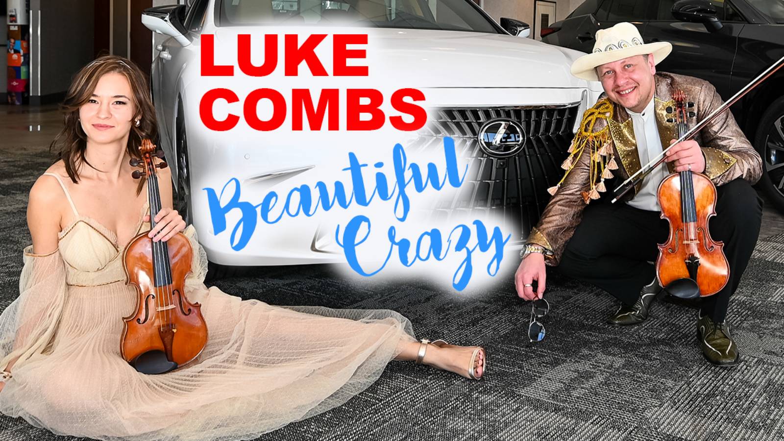Люк Комбс. Beautiful Crazy — кавер-дуэт для скрипки — в исполнении Олега Безуглова и Анны Халиковой смотреть онлайн