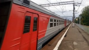 Электропоезд ЭД4МК-0073 станция Каналстрой 11.07.2019