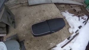 JAWA 634 покраска порошком и ремонт сиденья.mp4