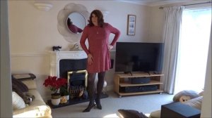 Alison's Dress Collection @ January 2023 - Red Mini Dress - Glamorous Crossdresser