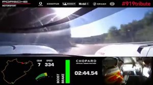 Nurburgring, Nordschleife Fastest Lap Ever Record  Porsche 919 Hybrid Evo