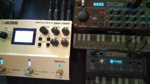 Behringer JT-4000 Micro + Pro VS Mini + BOSS DD500 | Trance SuperSaw