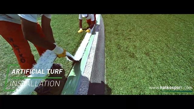 Artificial Grass Installation, Indoor - Outdoor Soccer Field - Hatko Sport смотреть онлайн