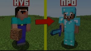 НУБ и ПРО строят дом на лаве в Майнкрафте! Кто справится?