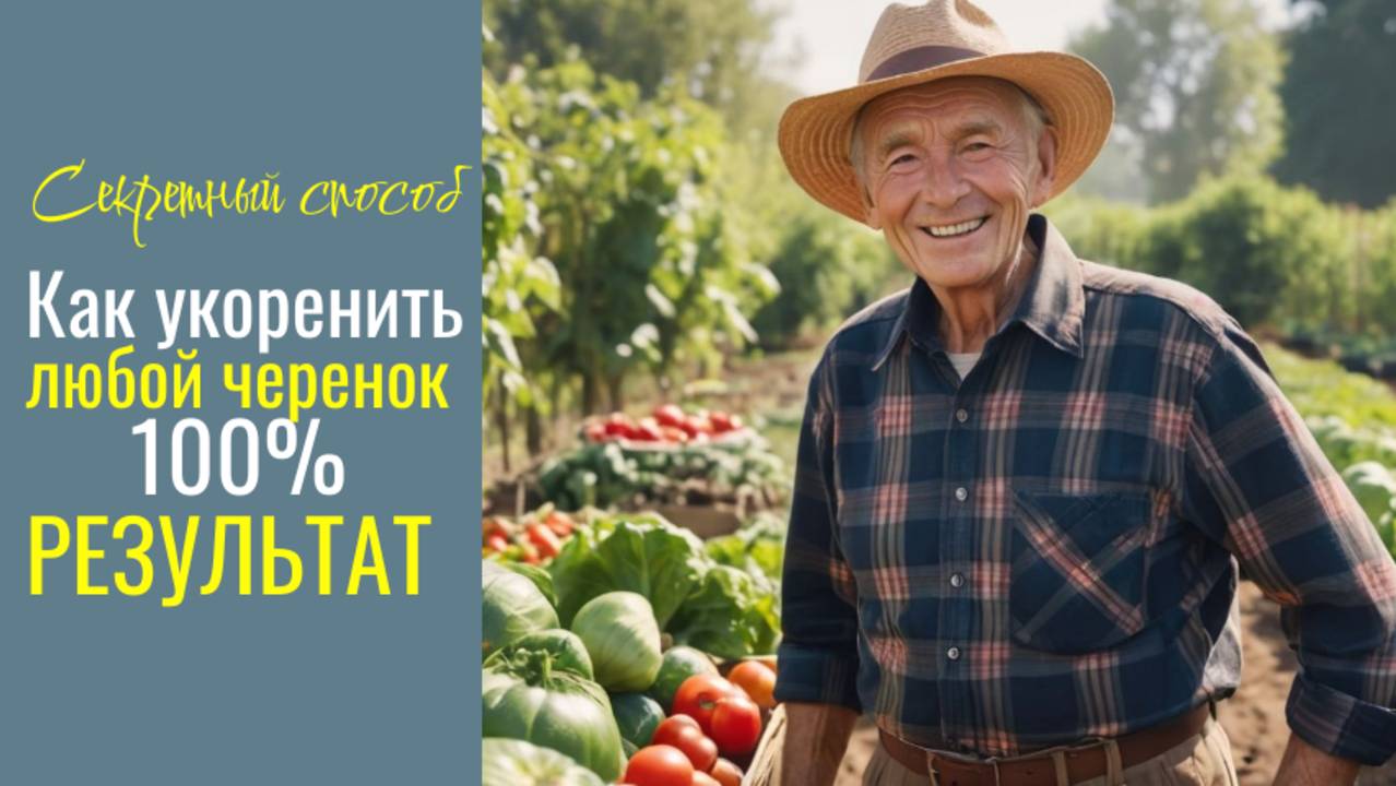 Как укоренить любой черенок 100% Секрет о котором никто не говорит! Заменяет "Корневин" смотреть онлайн