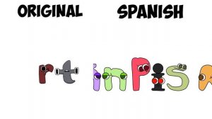 Alphabet Lore vs Spanish Alphabet Lore (by HKtito) Comparison #6