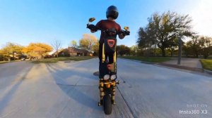 Kaabo Wolf King Gt Pro insta360 x3 Park