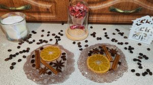 Подстаканники Кофе из эпоксидной смолы