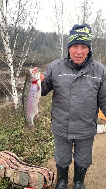 Поймали кабанчика 2800г!#fishing#форель#платнаярыбалка#рыбалкавподмосковье#рыбалка