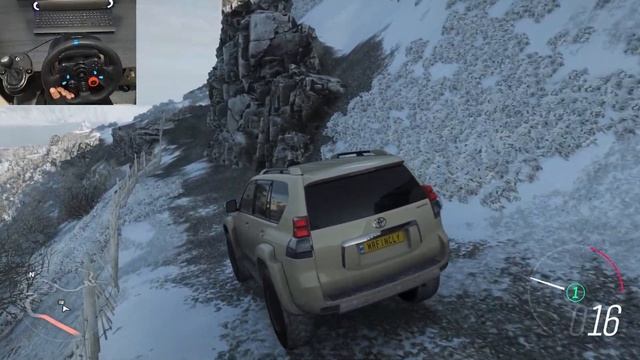 Toyota Land Cruiser Prado (547hp) | Offroading | Forza Horizon 4 | Logitech g29 gameplay смотреть онлайн