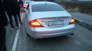Звук выхлопа Mercedes-benz CLS500