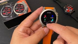 VWAR Stratos 3  Premium GPS Smart Watch, AMOLED AOD