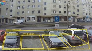 Parking spot detection AI - Camlytics camera software