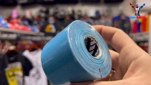 Кинезиотейп RaveTape STORM 5×5 Blue RVTS BLU 55