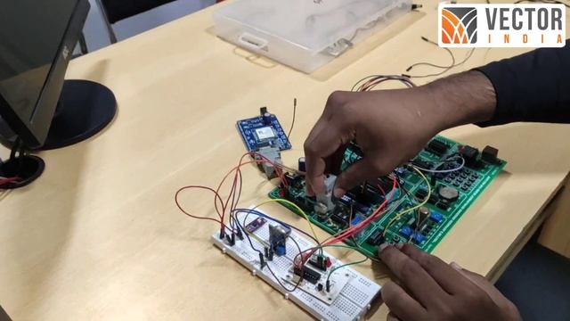 Real time weather monitoring system with SMS feature | Embedded Project | Nitesh | VECTOR INDIA |