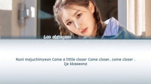 LEE CHAE YEON (이채연) - KNOCK - LYRICS COLOR CODED.