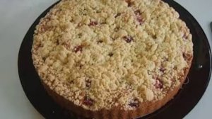 Вишнёвый пирог с крошкой. Маринкины творинки