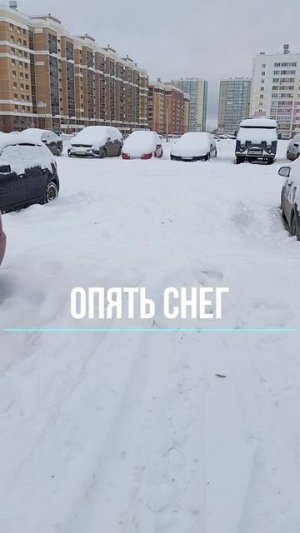 Опять снег...