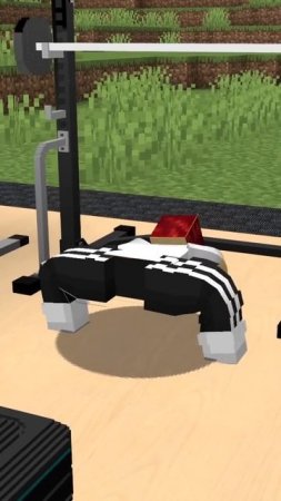 Слишком толстый мальчик похудел в minecraft!
