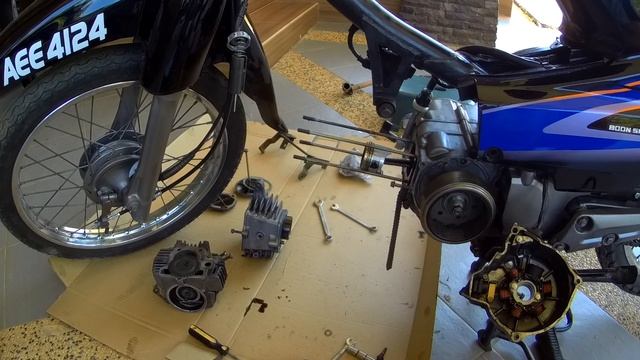 Pasang Blok 53 mm dan High Cam Uma pada Honda EX5 Class 1 смотреть онлайн