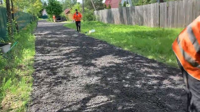 Асфальтовая крошка с укладкой вручную смотреть онлайн