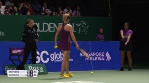 Sloane Stephens vs. Elina Svitolina | 2018 WTA Finals | Full Match