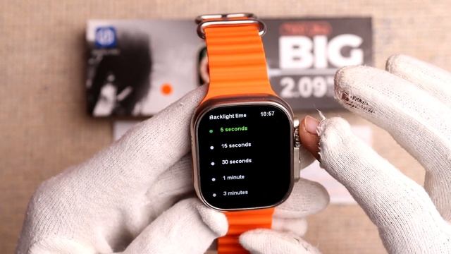 How To Smart Watch T900 Ultra Backlight Time Increase смотреть онлайн