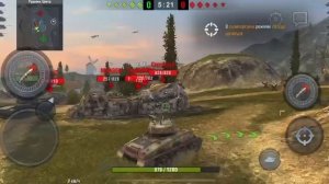 Tanks.blitz.igrok Атакую из за камня .