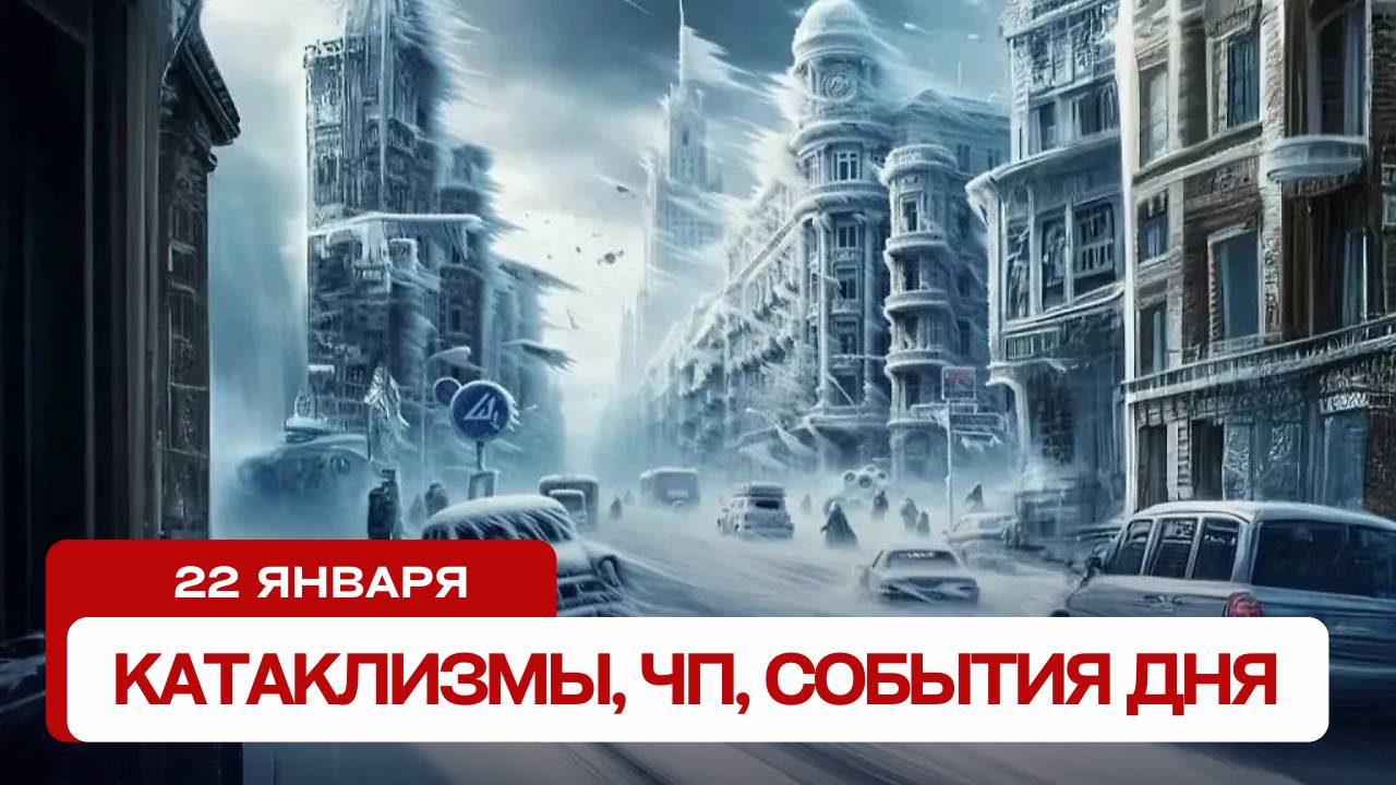 Новости сегодня 22.01.2025. Катаклизмы за день, ЧП, события дня