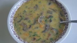 Грибной сырный суп. Маринкины творинки