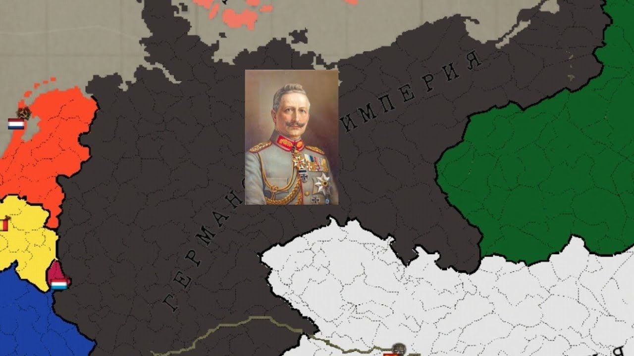 Германская империя во времена 1 мировой войны в age of history 2