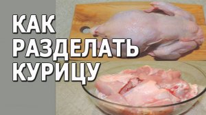 Как разделать курицу | Лайфхак для начинающей хозяйки